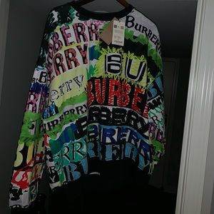 Burberry graffiti sweatshirt